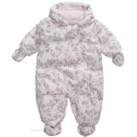 baby dior snowsuit pink|Dior kids clothing.